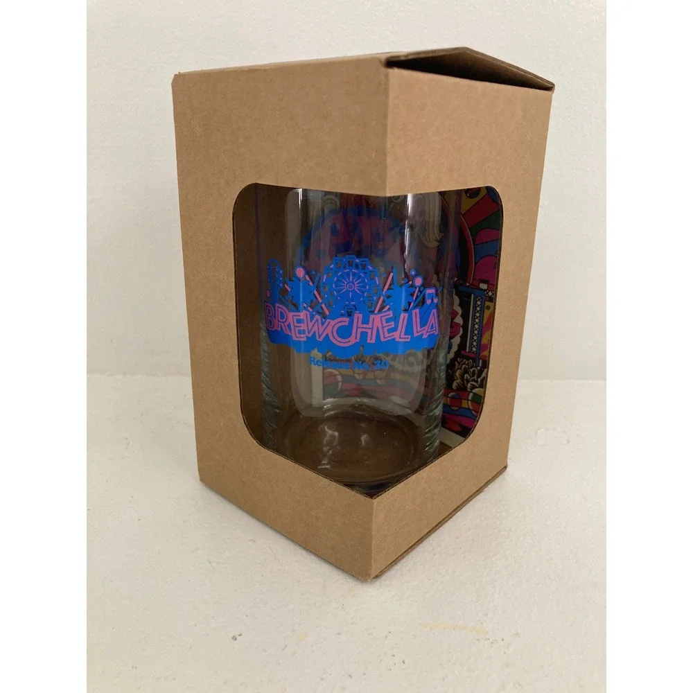 Lazy Dog Beer‎ Club Brewchella Release No. 30 Music Festival Beer Can Glass Cool